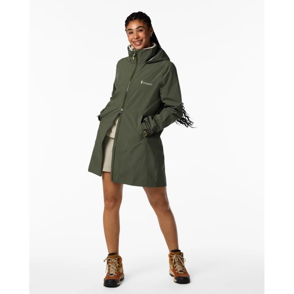 Cotopaxi Cielo Rain Jacket - Womens - Large Fatigue Green EUC $210